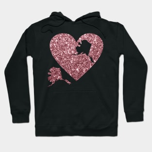 Alaska Heart Puzzle Piece Hoodie